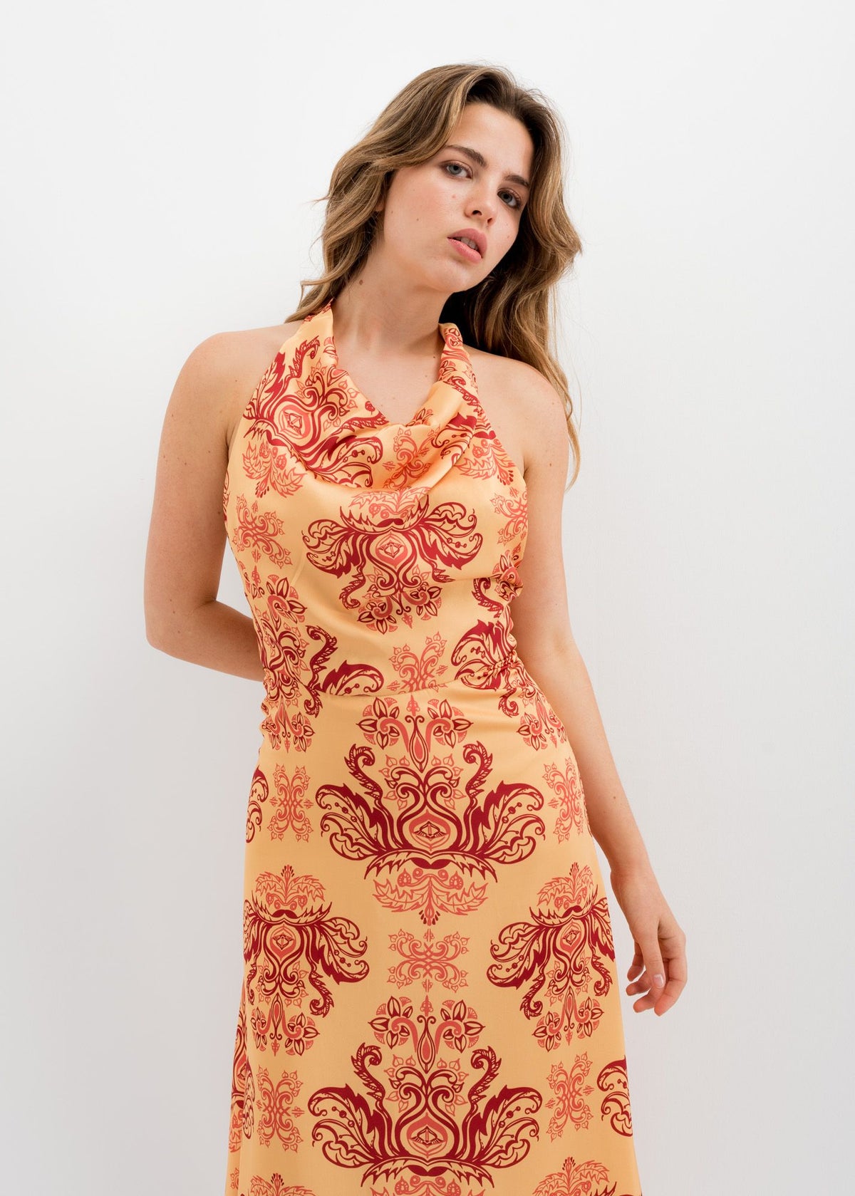 Vestido comprido estampado, fotografia 5 de 7