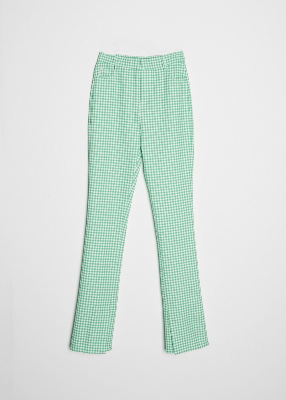 Leggings flare xadrez vichy, fotografia 4 de 5