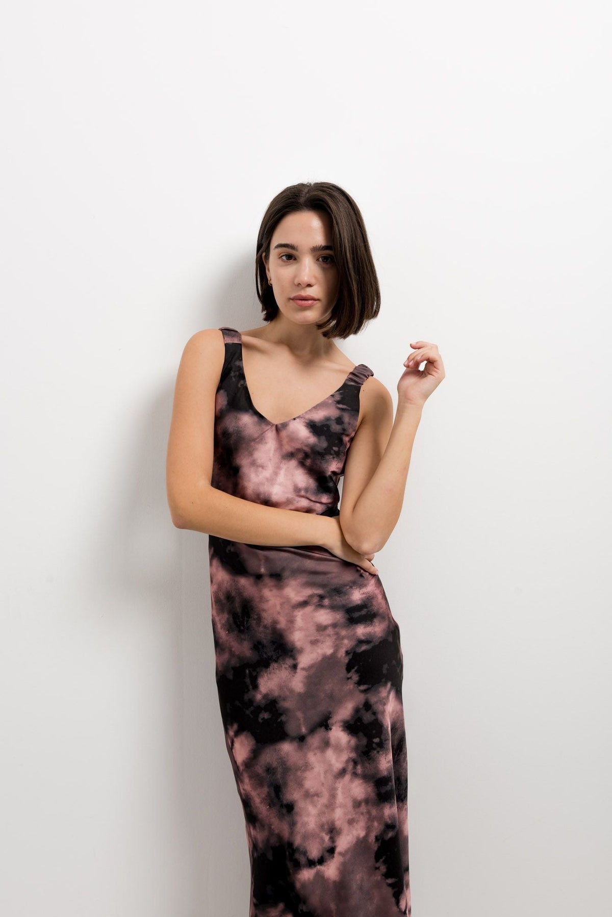 Vestido estampado tie dye, fotografia 5 de 7