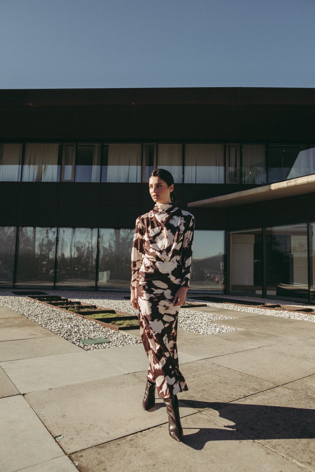 Saia comprida estampada, fotografia 6 de 8