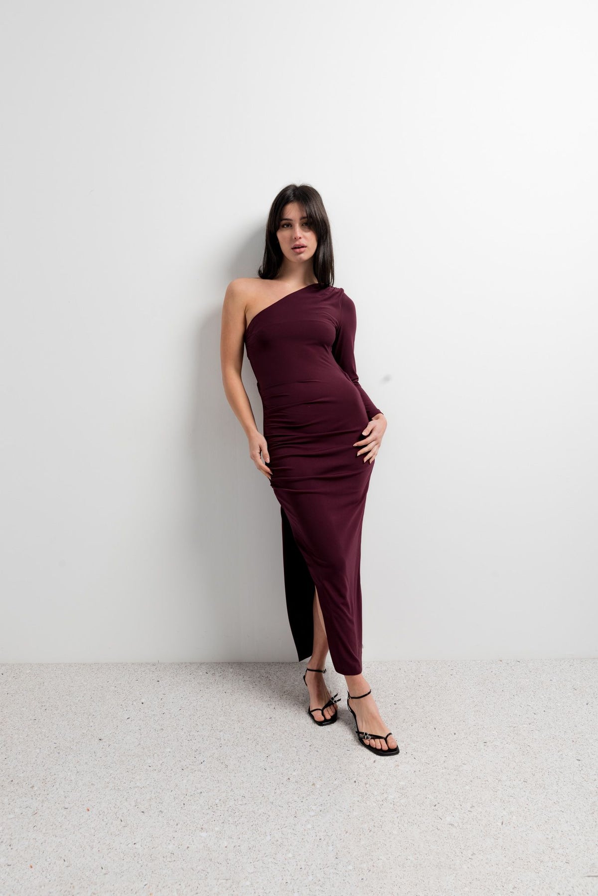Vestido midi assimétrico, fotografia 10 de 14