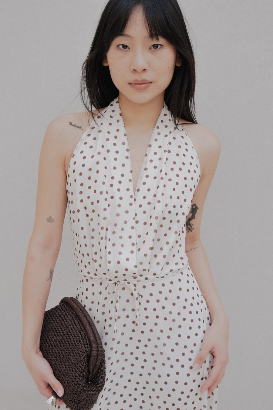 Vestido midi estampado