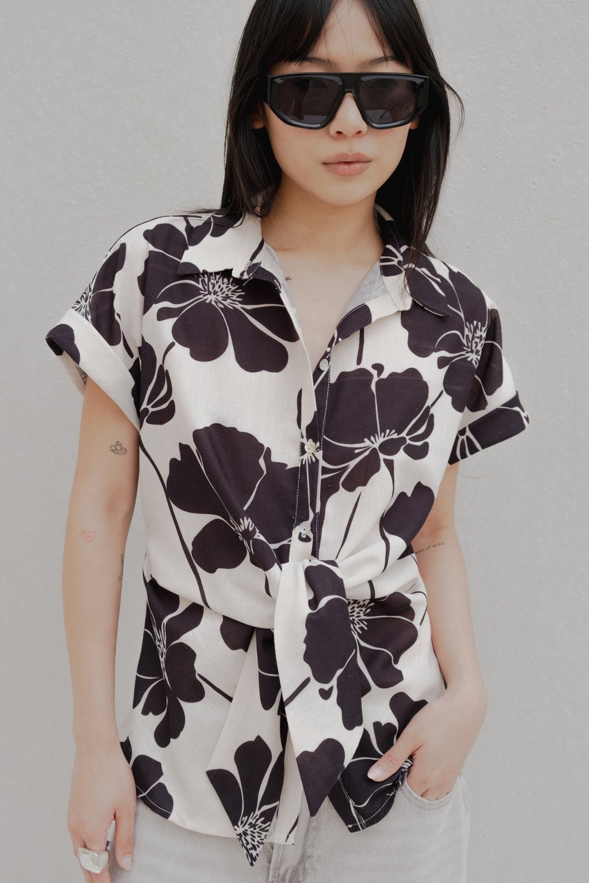 Camisa nó estampada, fotografia 3 de 6