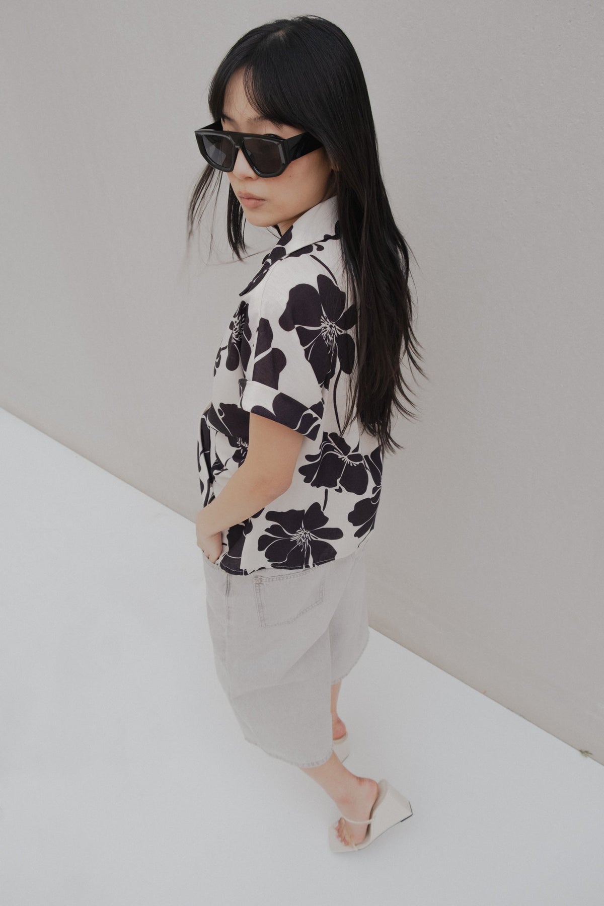 Camisa nó estampada, fotografia 6 de 6