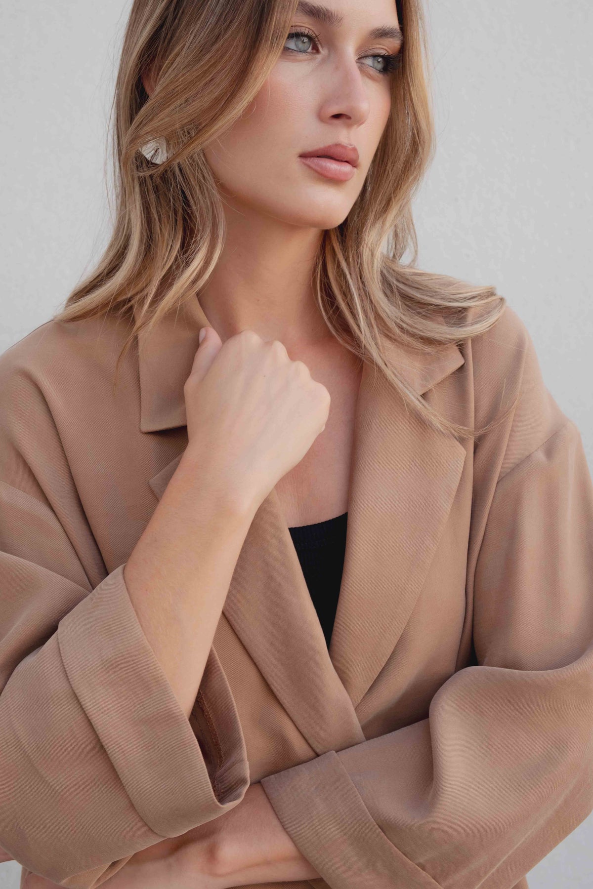 Blazer oversize cruzado