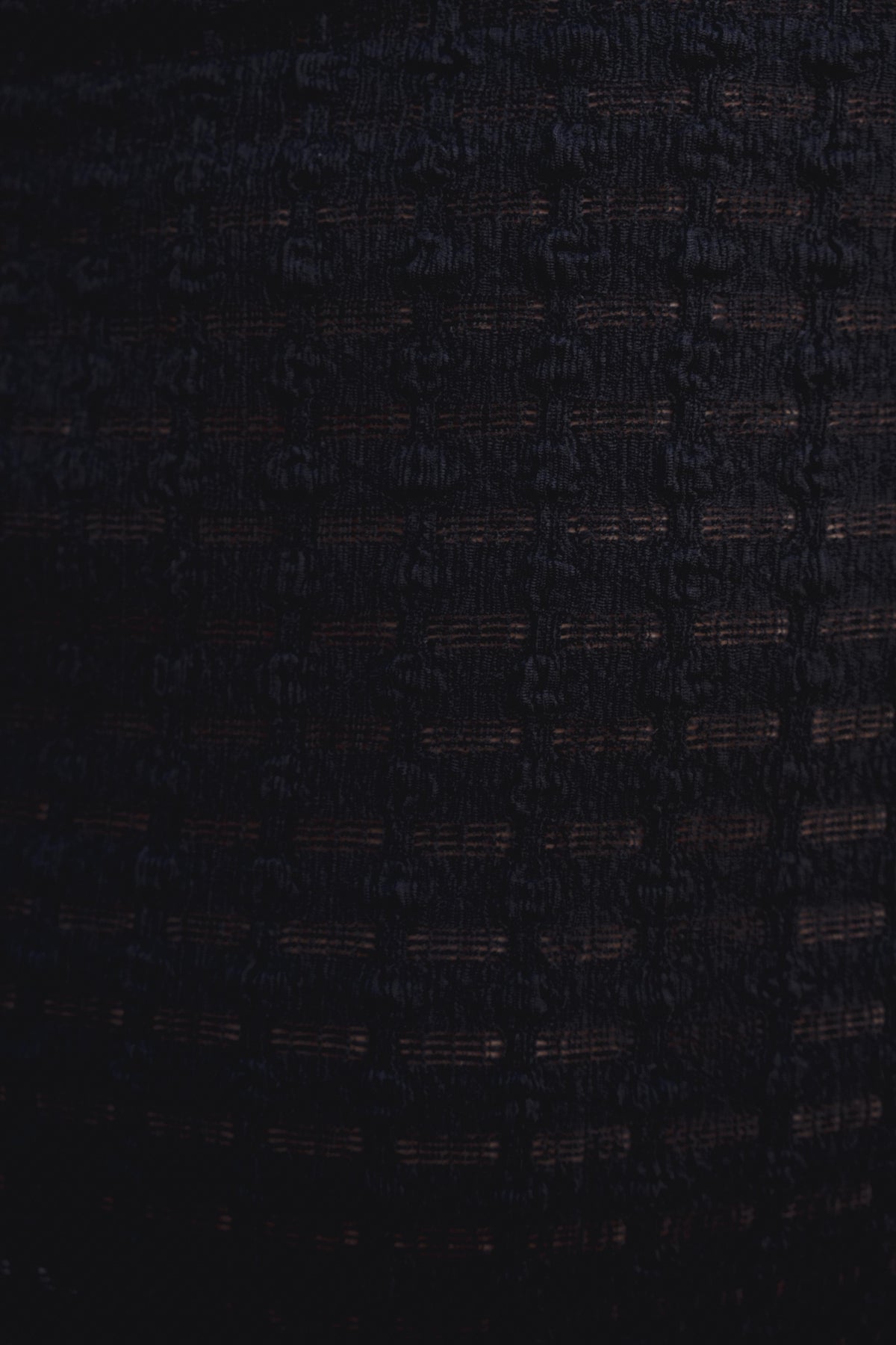 Vestido midi assimétrico malha rendado, fotografia 8 de 8