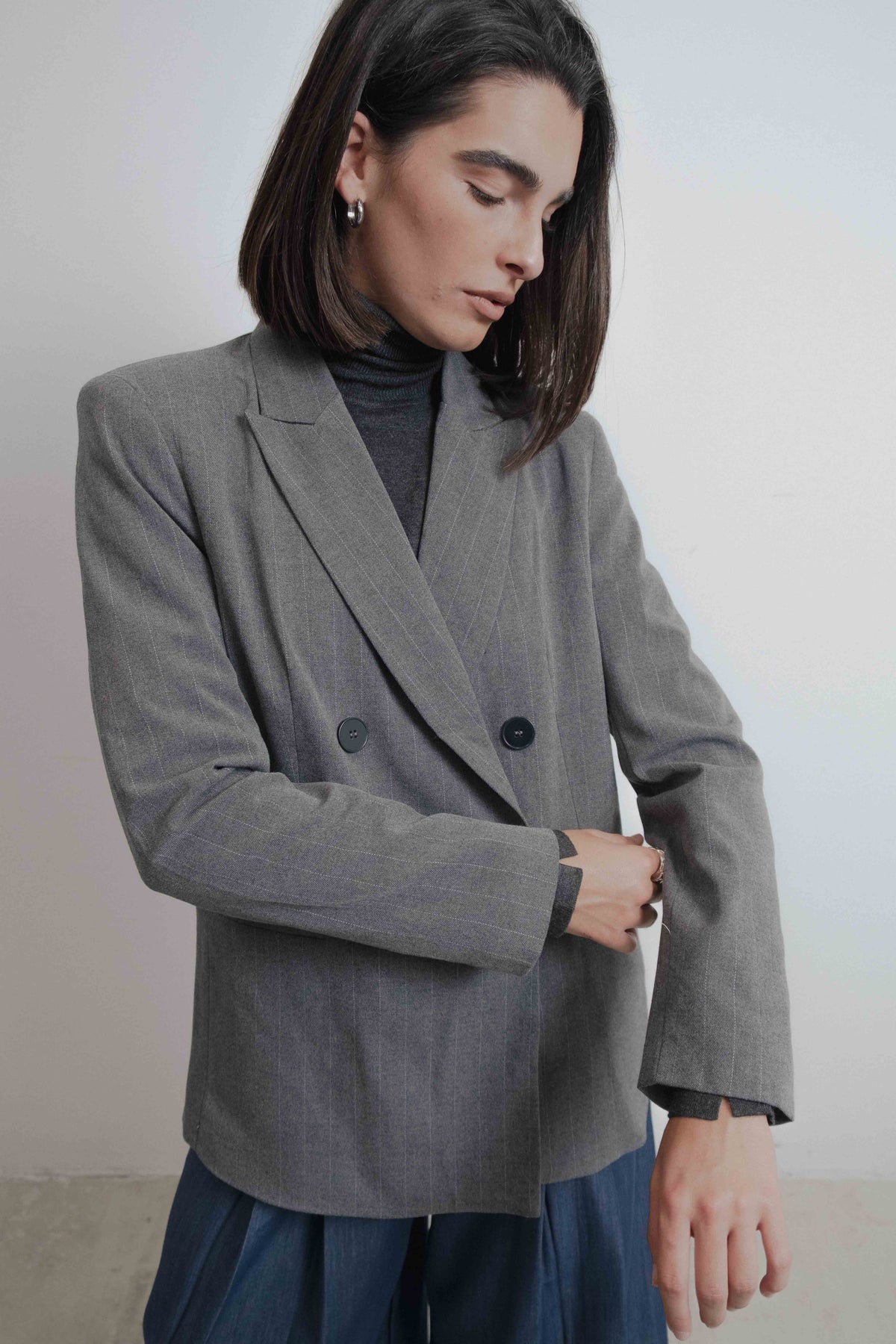 Blazer risca diplomata, fotografia 6 de 7