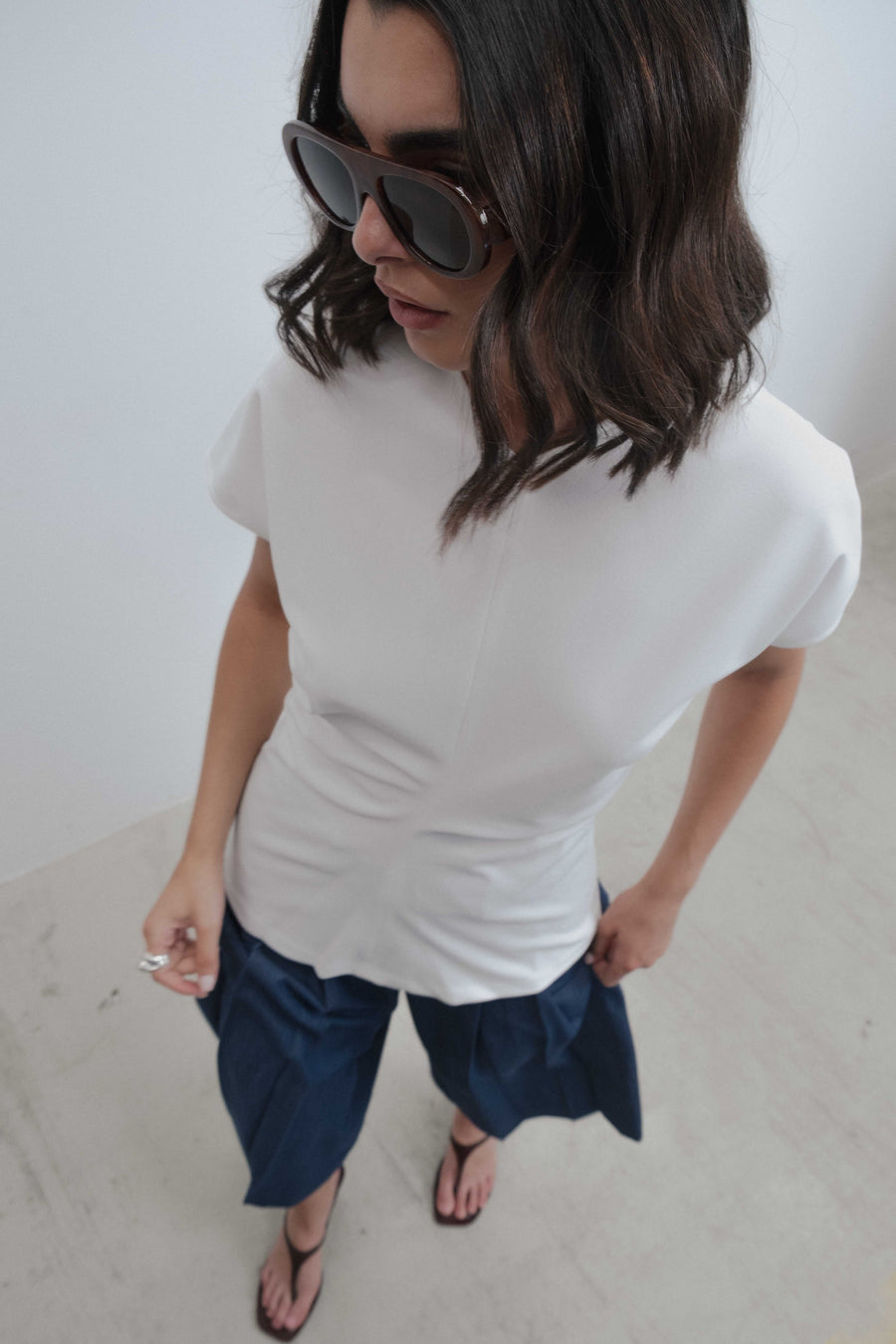 Blusa franzida