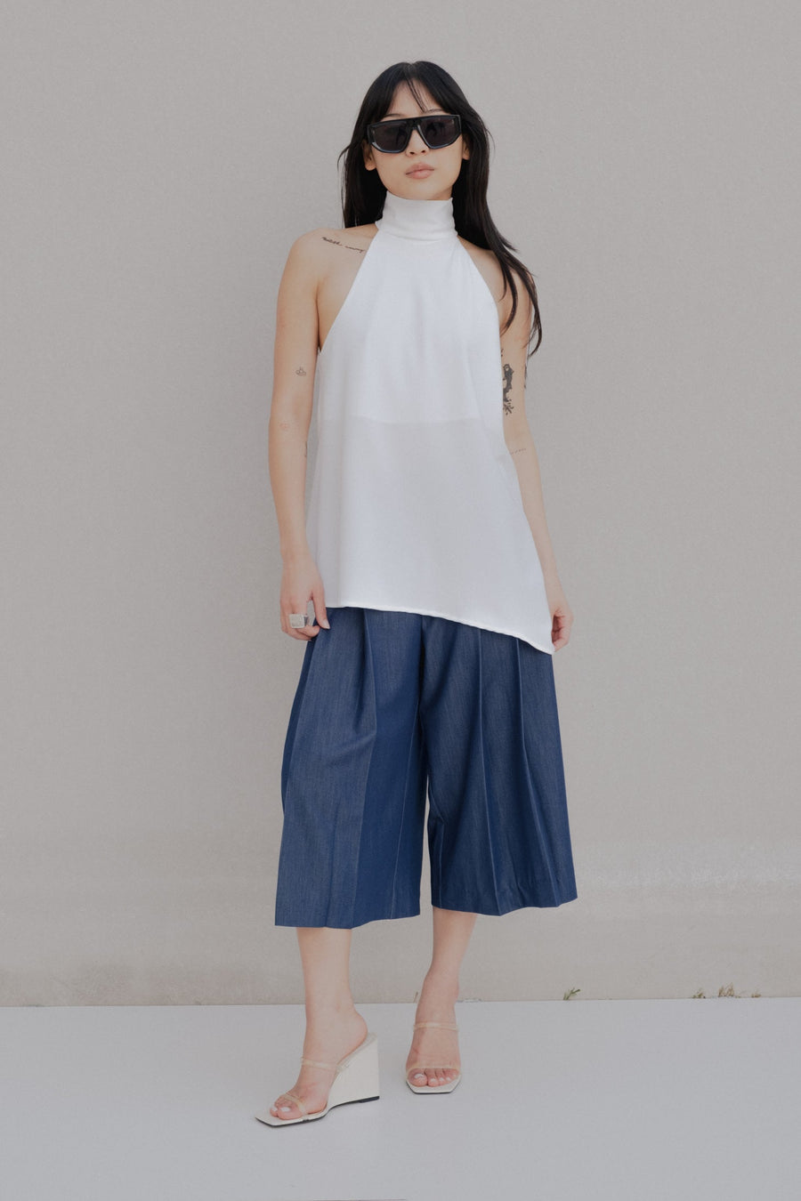 Bermudas fluidas efeito ganga