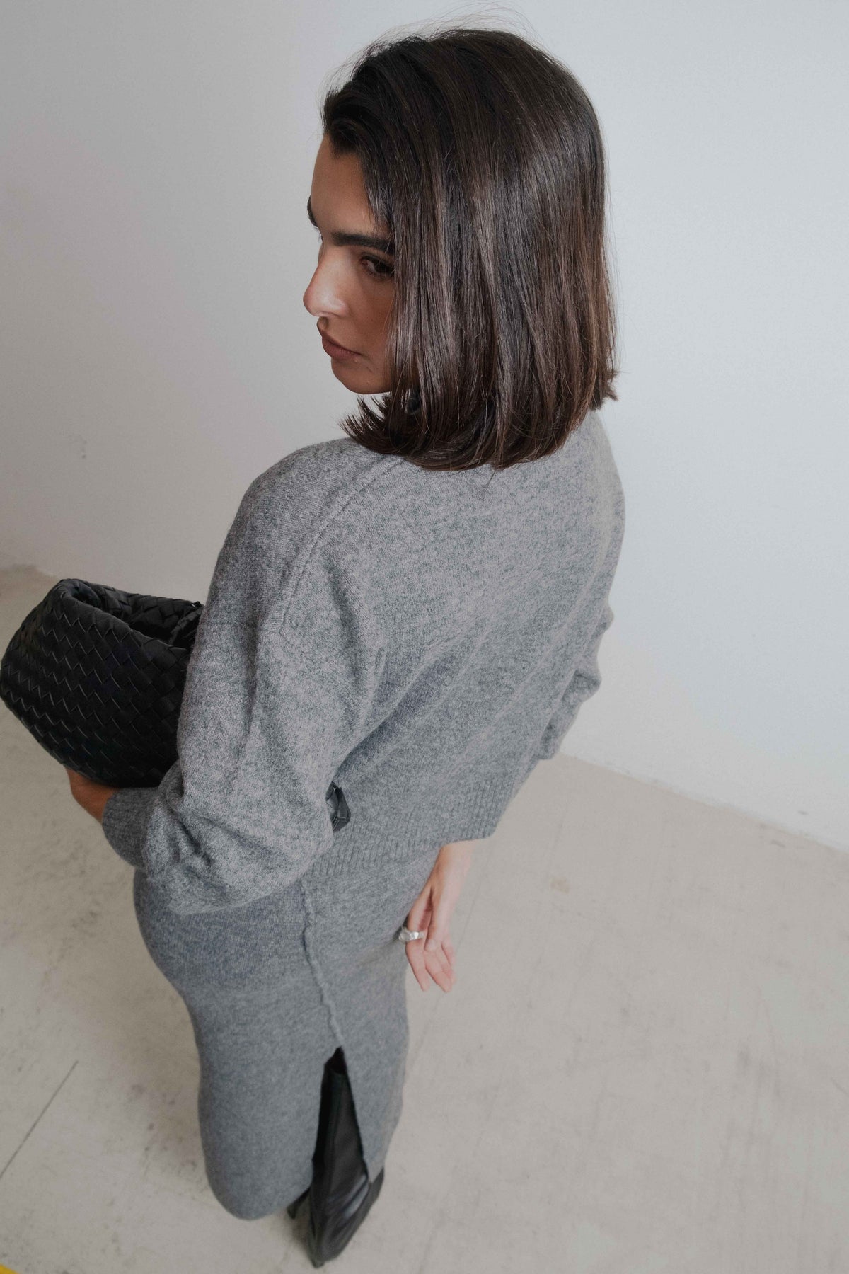 Saia midi malha, fotografia 5 de 6