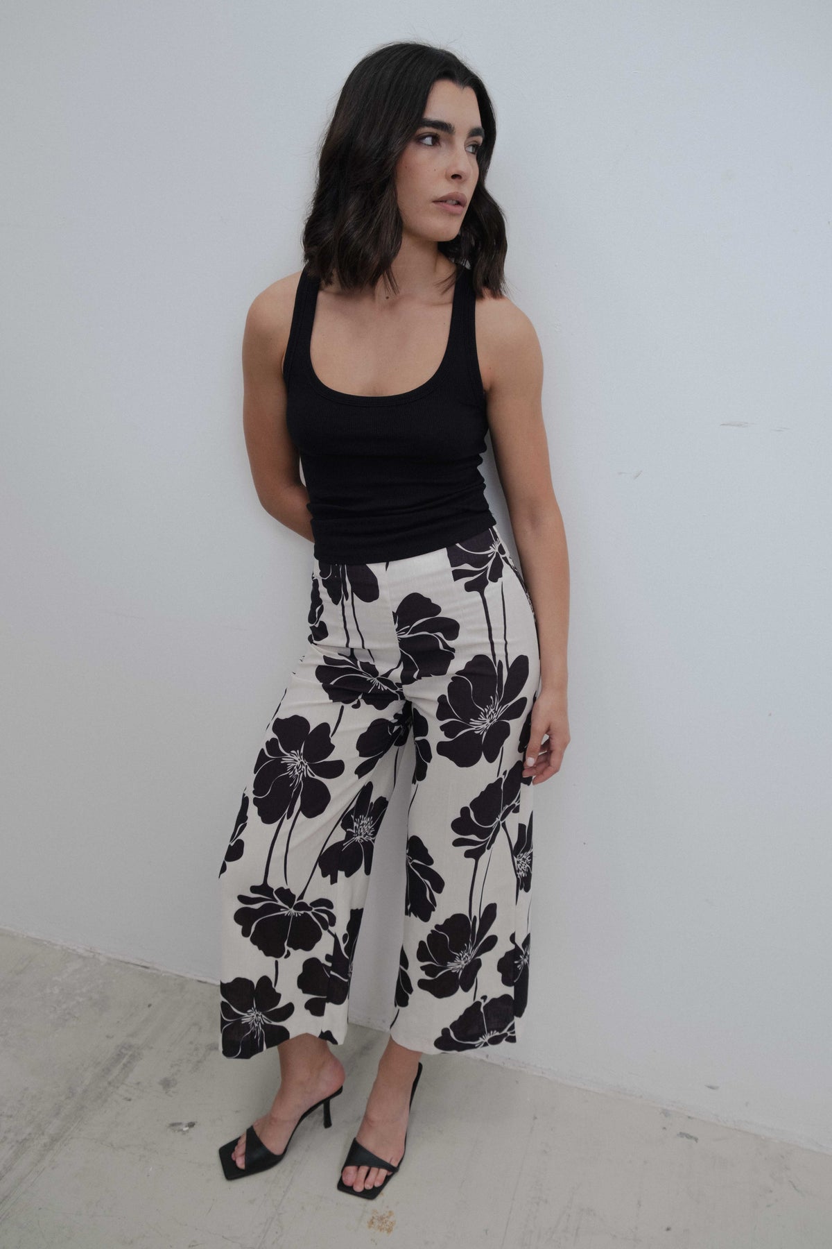 Calças culotte estampadas, fotografia 1 de 6