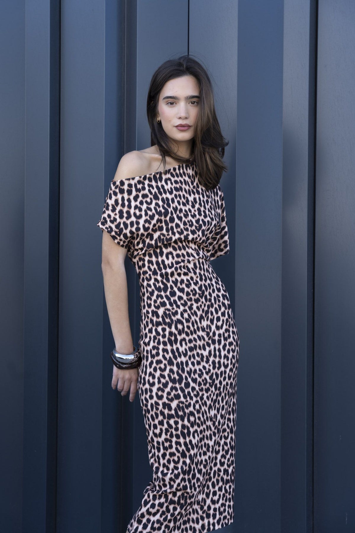 Vestido estampado animal print, fotografia 6 de 8