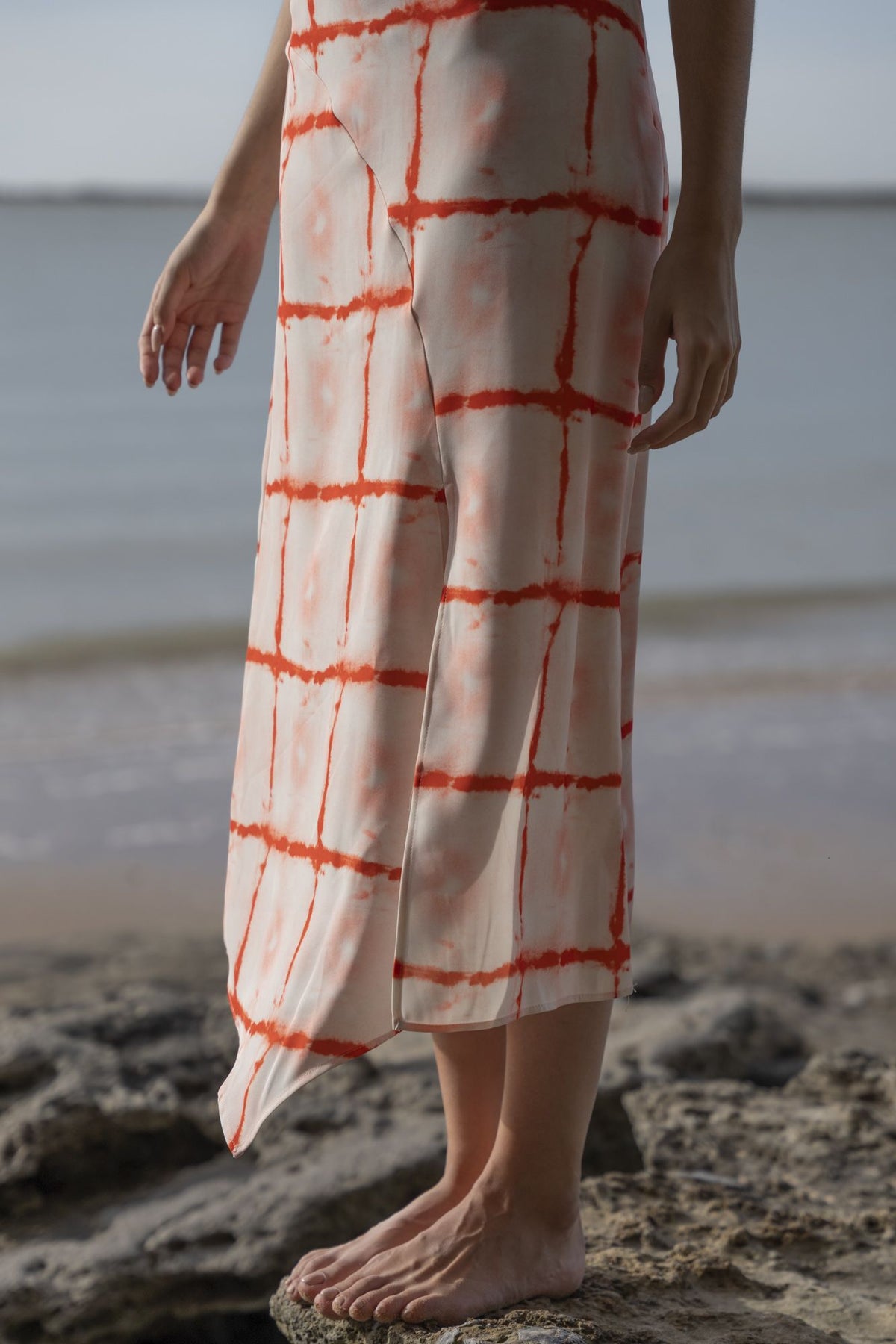 Saia midi estampada, fotografia 6 de 8