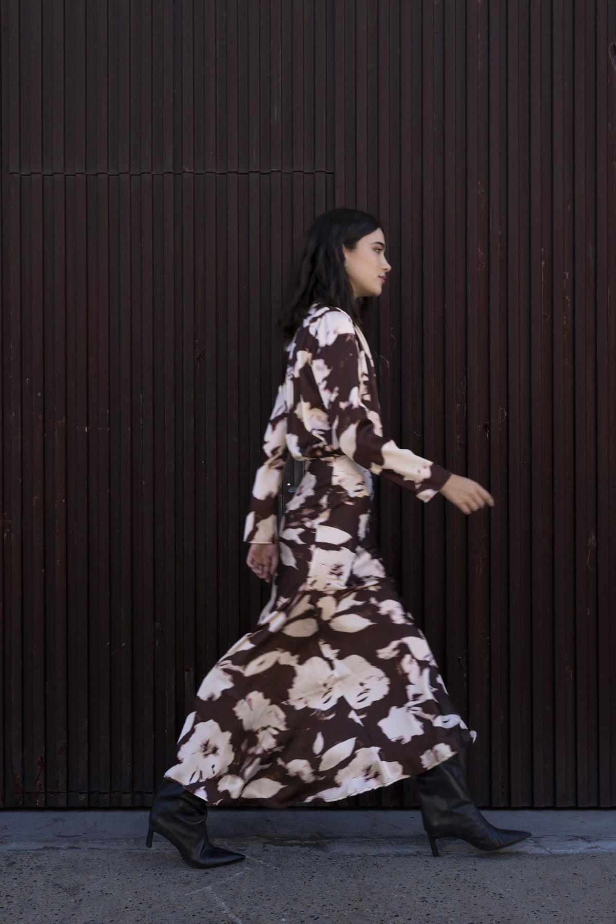 Saia comprida estampada, fotografia 3 de 8