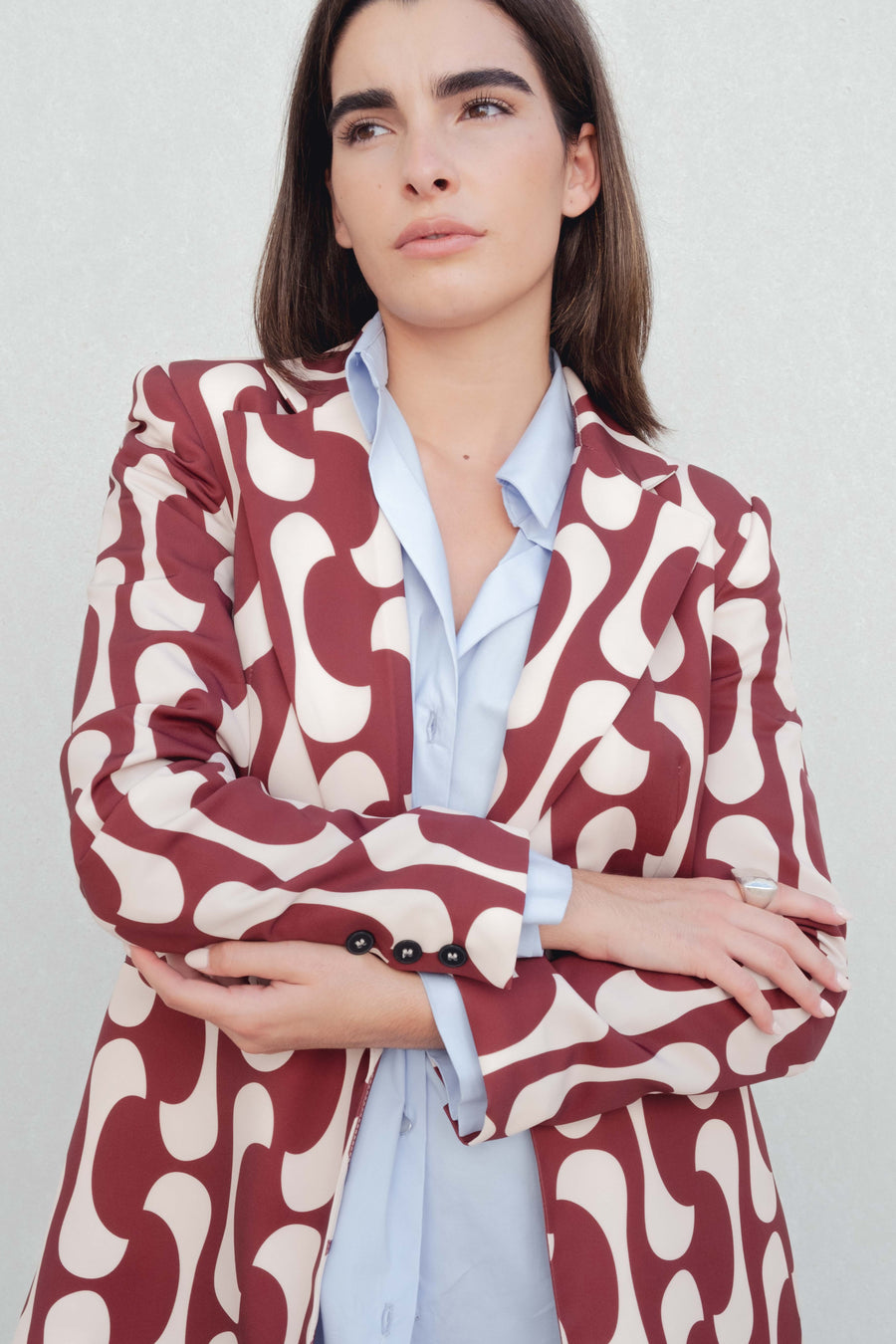 Blazer estampado