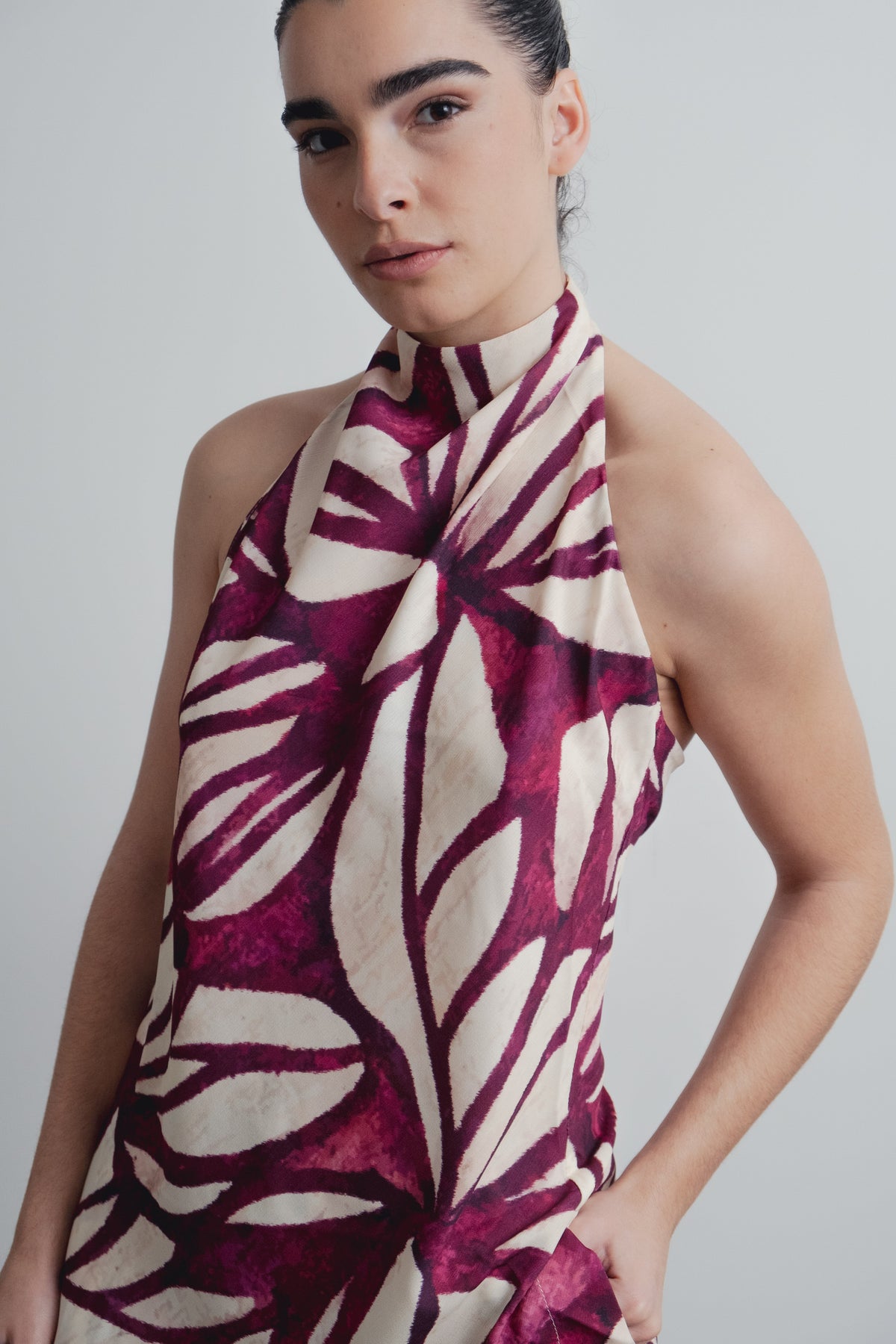 Body halter estampado, fotografia 1 de 7
