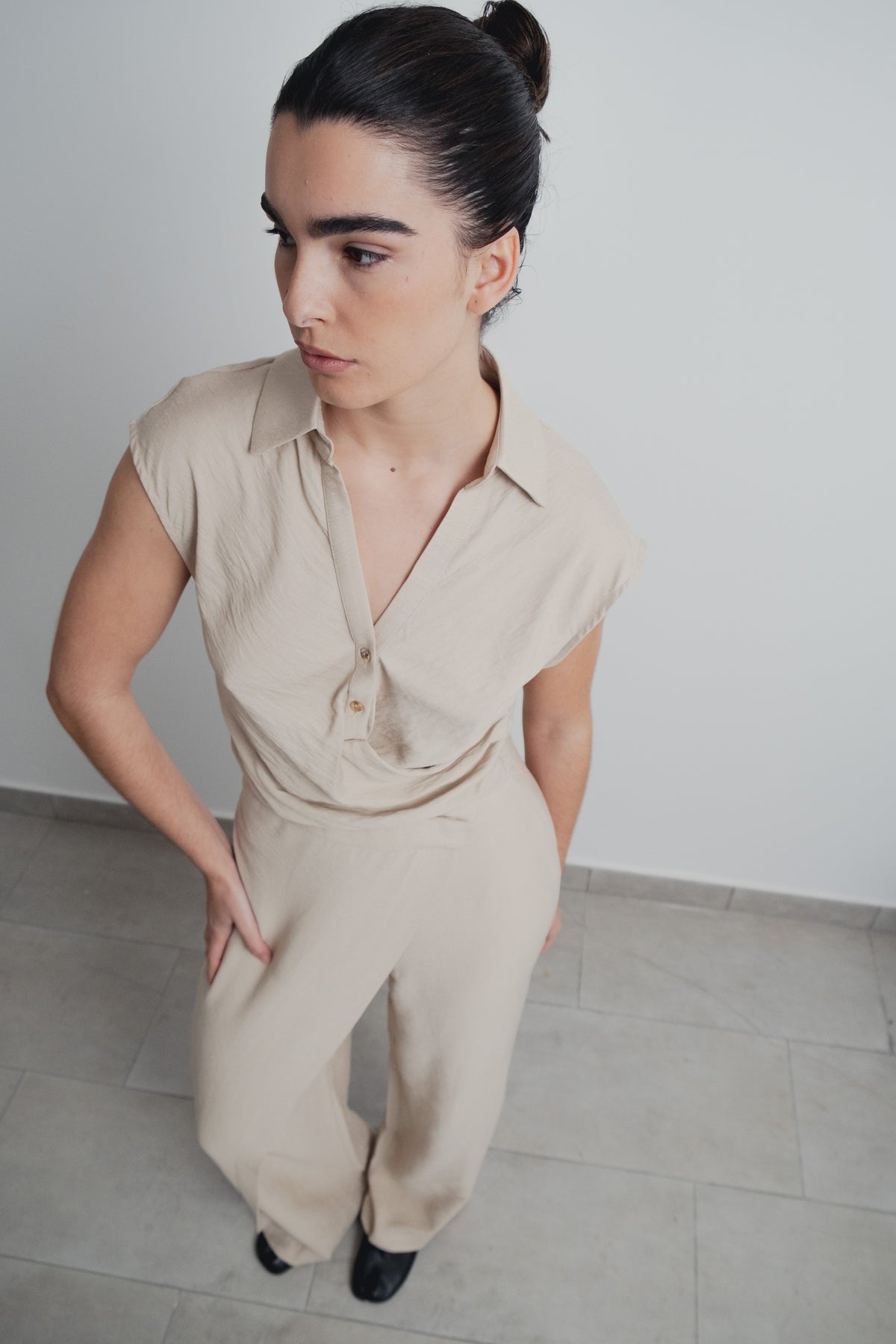 Camisa cropped cruzada, fotografia 1 de 6