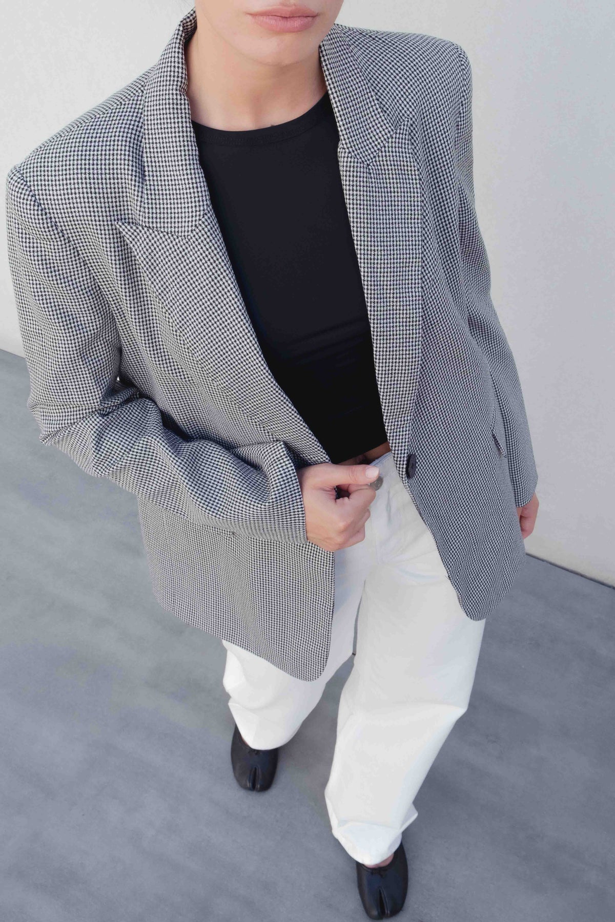 Blazer pied-de-poule, fotografia 5 de 7