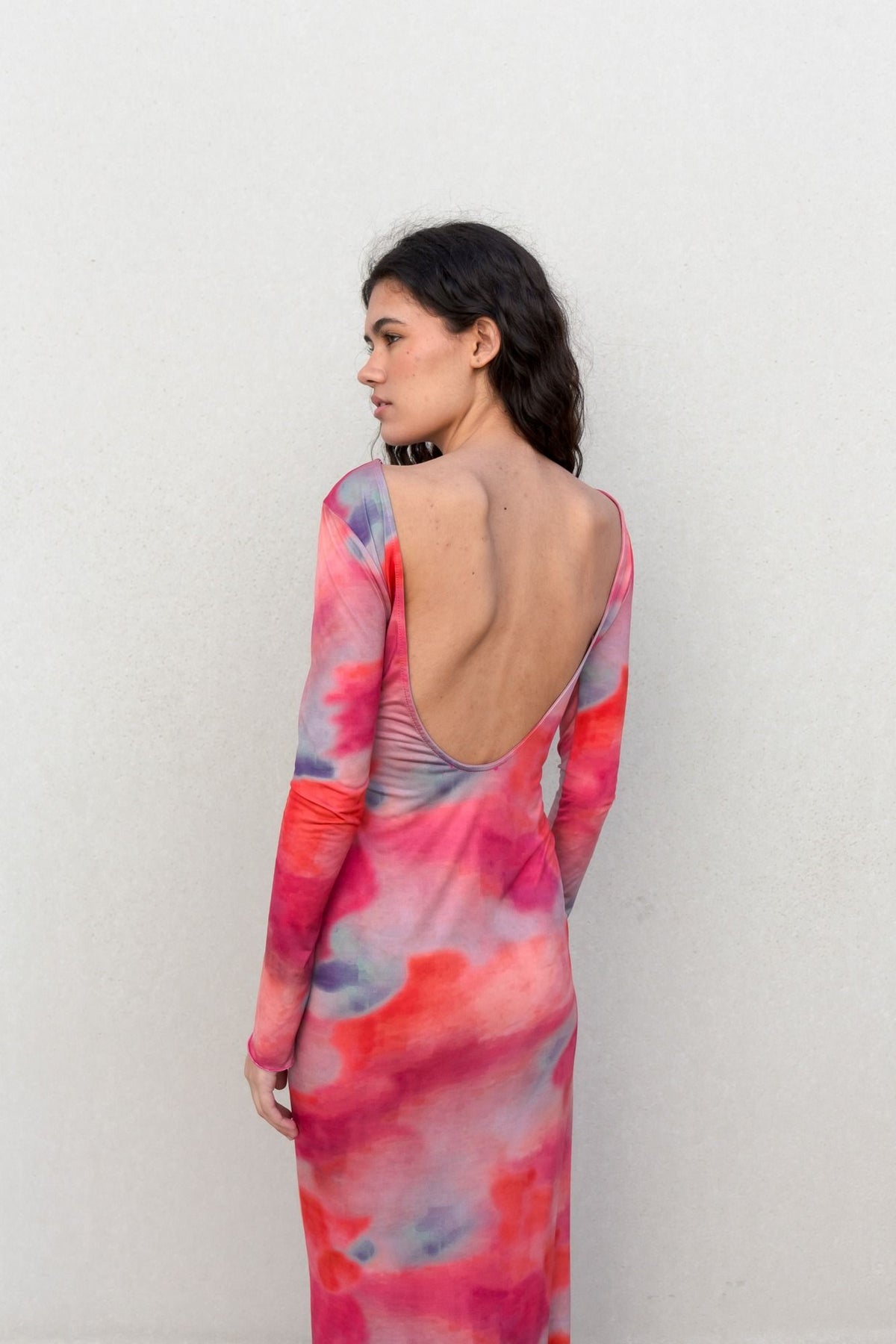 Vestido comprido estampado, fotografia 8 de 9