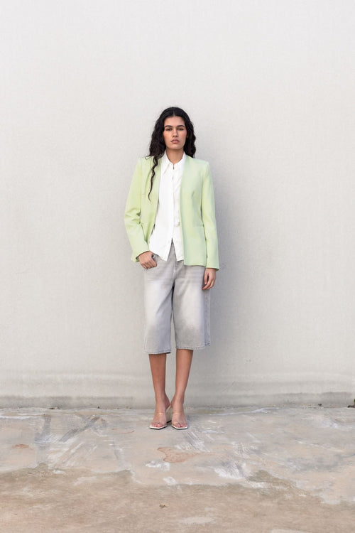 Blazer sem lapela